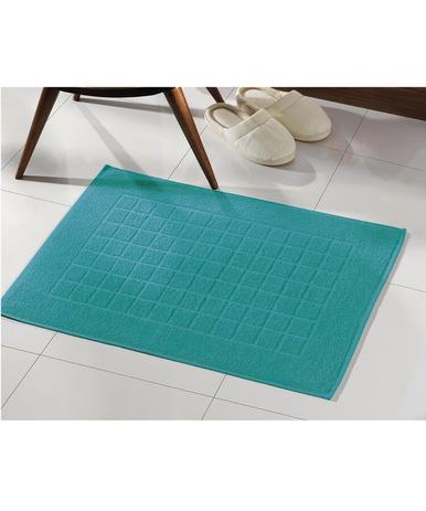 Toalha de Piso Felpudo Dohler Royal 45cm x 70cm Liso Turquesa Menor preço em Toalha de Piso Felpudo Dohler Royal 45cm x 70cm Liso Turquesa