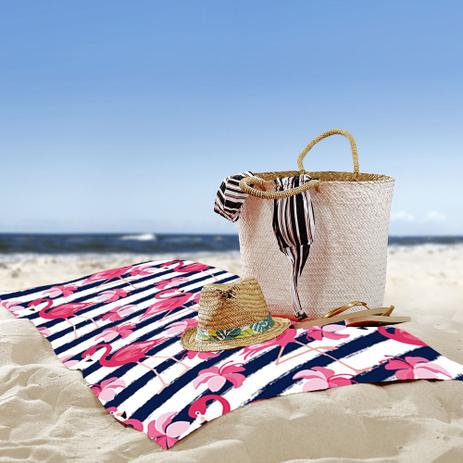 Menor preço em Toalha de Praia / Banho Flamingo Marine - Love decor