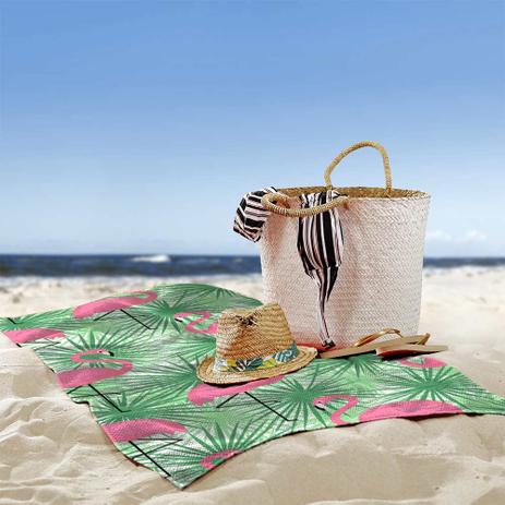 Toalha de Praia / Banho Flamingos Tropical Brasil - Love decor Menor preço em Toalha de Praia / Banho Flamingos Tropical Brasil - Love decor