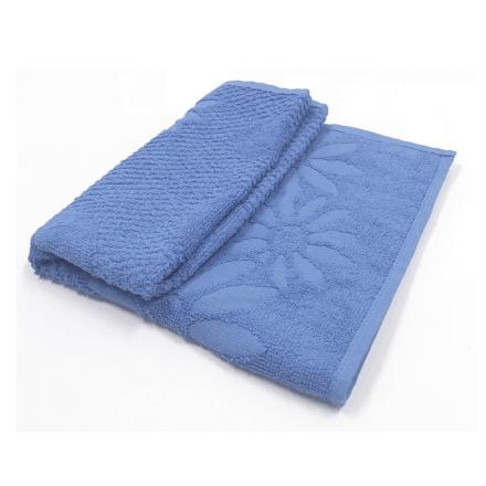 Toalha De Rosto Jacquard Luxo - Cor Azul 49x68 cm - Tecelagem rosana Menor preço em Toalha De Rosto Jacquard Luxo - Cor Azul 49x68 cm - Tecelagem rosana