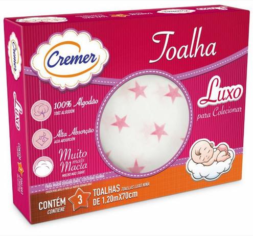 Toalha Fralda de Pano Cremer Luxo Estampa Menina é boa?