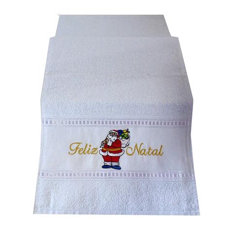 Toalha Lavabo Garmisch Bordada Feliz Natal Noel 28x50cm Branco é boa?