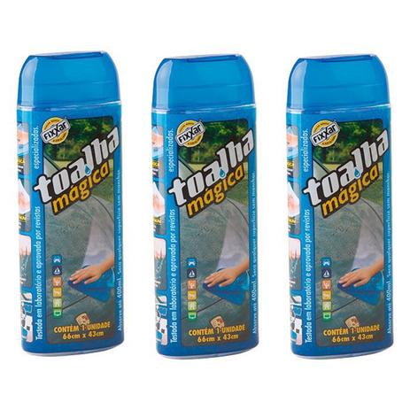 Toalha Magica Auto Fixxar Kit 3 Unidades - Vendasshop utensílios limpeza Menor preço em Toalha Magica Auto Fixxar Kit 3 Unidades - Vendasshop utensílios limpeza