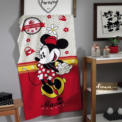 Toalha praia aveludada infantil menina Döhler baby estampado Minnie 03 Menor preço em Toalha praia aveludada infantil menina Döhler baby estampado Minnie 03