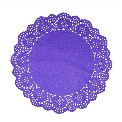 Toalha Rendada Doilies 11,4cm - Roxa - Aluá festas Menor preço em Toalha Rendada Doilies 11,4cm - Roxa - Aluá festas