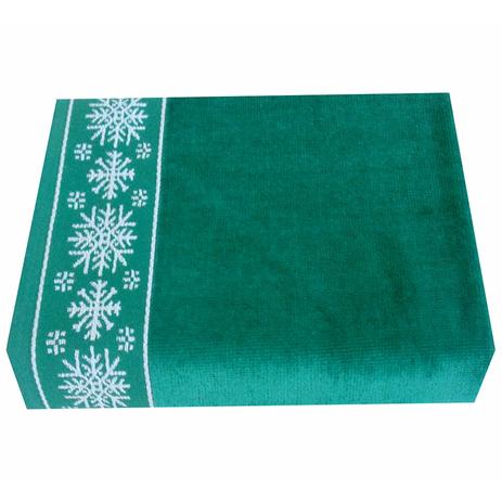 Toalha Social Bouton Veludo Barra Jacquard Clima Frio Natal 30x50cm Verde Menor preço em Toalha Social Bouton Veludo Barra Jacquard Clima Frio Natal 30x50cm Verde