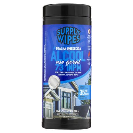 Toalha Umedecida Alcool 73 multiuso Casa Material Limpeza - Supply clean Menor preço em Toalha Umedecida Alcool 73 multiuso Casa Material Limpeza - Supply clean