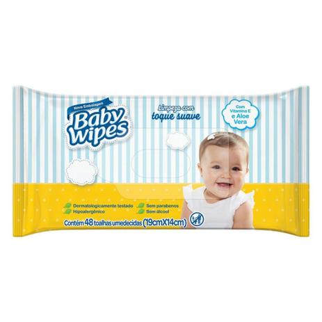 Toalha Umedecida Baby Wipes Toque Suave 48 Unidades - Turma Mônica/Huggies Menor preço em Toalha Umedecida Baby Wipes Toque Suave 48 Unidades - Turma Mônica/Huggies