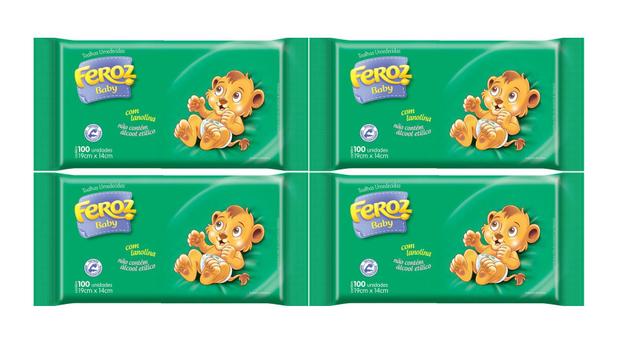 Toalha Umedecida Feroz Baby 400 und. é boa?