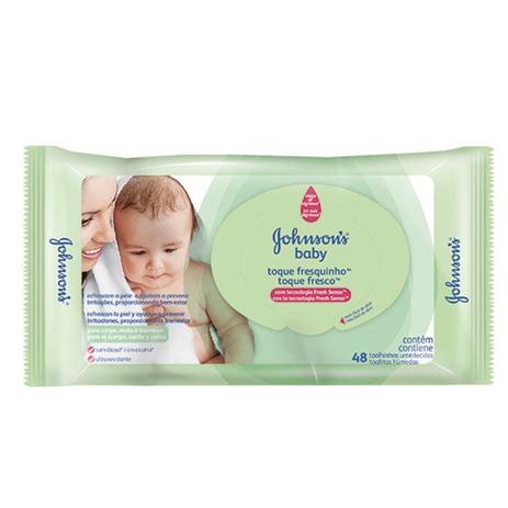 Toalha Umedecida Johnsons Baby Toque Fresquinho Com 48 Unidades - Johnsons Menor preço em Toalha Umedecida Johnsons Baby Toque Fresquinho Com 48 Unidades - Johnsons