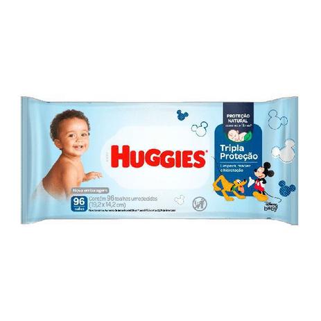 Toalhas Umedecidas HUGGIES Tripla Proteção 96 Unidades Menor preço em Toalhas Umedecidas HUGGIES Tripla Proteção 96 Unidades