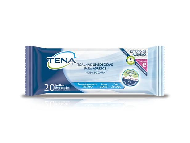 Toalhas umedecidas tena c/40 p/ adultos Menor preço em Toalhas umedecidas tena c/40 p/ adultos