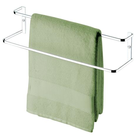 Toalheiro de Parede Duplo 45cm Porta Toalha de Banho - Cromado - Future Menor preço em Toalheiro de Parede Duplo 45cm Porta Toalha de Banho - Cromado - Future