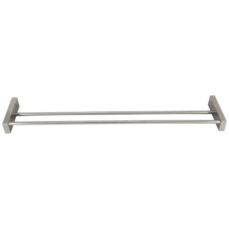 Toalheiro Duplo 60cm Suporte Para Toalha De Banho Aço Inox - Zanline Menor preço em Toalheiro Duplo 60cm Suporte Para Toalha De Banho Aço Inox - Zanline