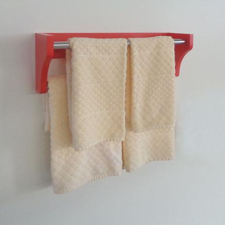 Toalheiro Duplo Suporte Cabideiro Porta Toalhas de Parede Acessório para Banheiro Vermelho Laca - Formalivre Menor preço em Toalheiro Duplo Suporte Cabideiro Porta Toalhas de Parede Acessório para Banheiro Vermelho Laca - Formalivre