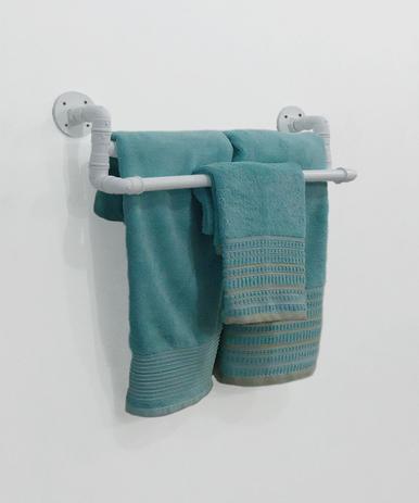 Toalheiro Duplo Suporte Porta Toalhas de Parede Acessório para Banheiro - Branco Laca - Formalivre Menor preço em Toalheiro Duplo Suporte Porta Toalhas de Parede Acessório para Banheiro - Branco Laca - Formalivre