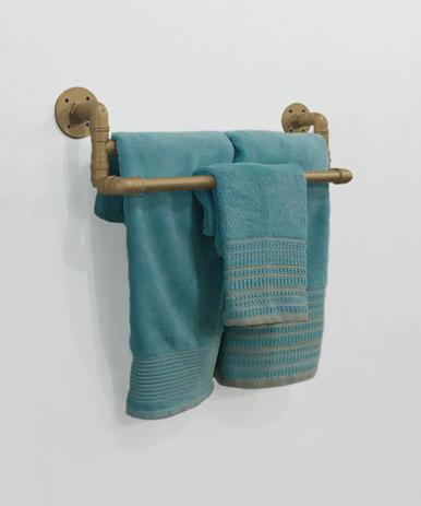Toalheiro Duplo Suporte Porta Toalhas de Parede Acessório para Banheiro - Dourado Laca - Formalivre Menor preço em Toalheiro Duplo Suporte Porta Toalhas de Parede Acessório para Banheiro - Dourado Laca - Formalivre