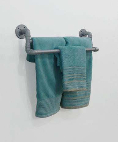 Toalheiro Duplo Suporte Porta Toalhas de Parede Acessório para Banheiro - Prata Laca - Formalivre Menor preço em Toalheiro Duplo Suporte Porta Toalhas de Parede Acessório para Banheiro - Prata Laca - Formalivre