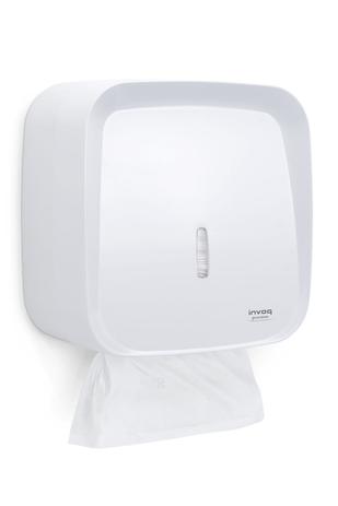 Toalheiro Premisse Invoq cor Branca para Papel Interfolhado 2/3 dobras Menor preço em Toalheiro Premisse Invoq cor Branca para Papel Interfolhado 2/3 dobras