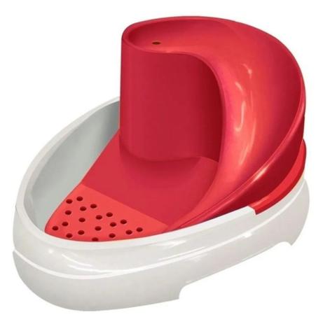 Tobo Fonte Bebedouro Automático Caes E Gatos Vermelho - Mec Pet Menor preço em Tobo Fonte Bebedouro Automático Caes E Gatos Vermelho - Mec Pet