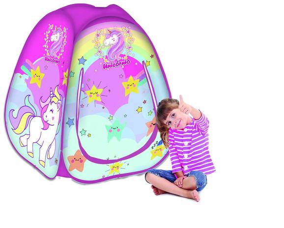 Toca Barraca Infantil Dobravel Pop Up Unicornio - Fabrincando é boa?