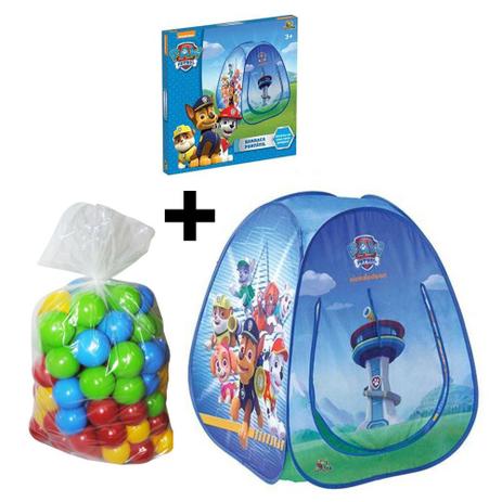 Toca Barraca Portátil Infantil Azul com 50 bolinhas - Patrulha Canina - Art brink Menor preço em Toca Barraca Portátil Infantil Azul com 50 bolinhas - Patrulha Canina - Art brink
