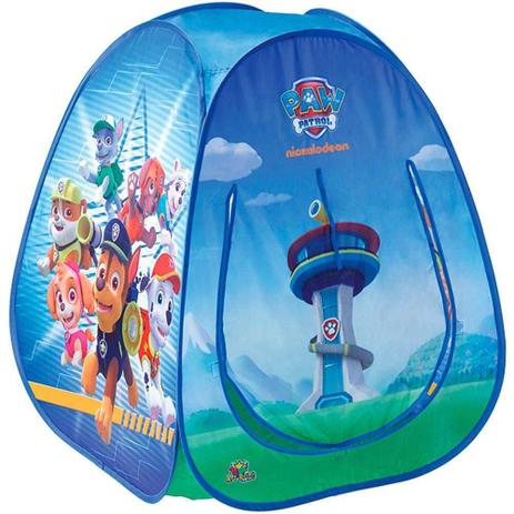 Toca Barraca Portátil Infantil Azul - Patrulha Canina - Art Brink Menor preço em Toca Barraca Portátil Infantil Azul - Patrulha Canina - Art Brink