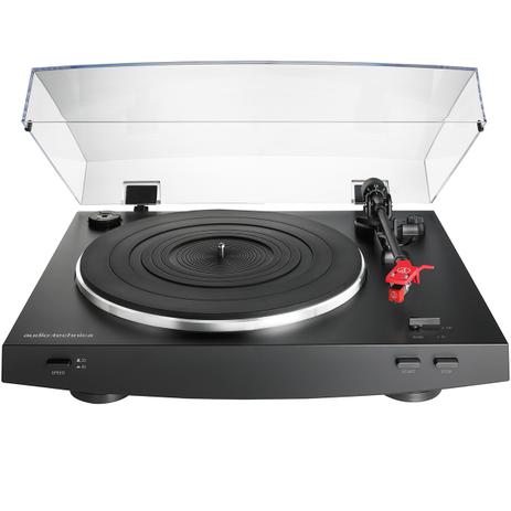 Toca discos Audio Technica AT-LP3BK acionado por correia totalmente automático Menor preço em Toca discos Audio Technica AT-LP3BK acionado por correia totalmente automático
