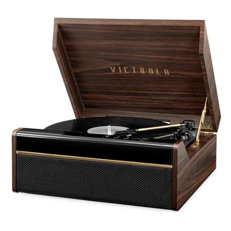 Toca Discos Victrola Avery, Design Clássico, Bluetooth, Gravador - VTA-320B-ESP Menor preço em Toca Discos Victrola Avery, Design Clássico, Bluetooth, Gravador - VTA-320B-ESP