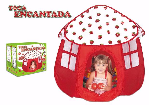 Toca Encantada Moranguinho Com 100 Bolinhas Barraca Infantil - Braskit é boa?