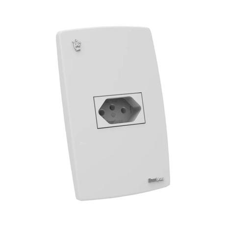 Tomada 4X2 10A Branca Reale Enerbras Menor preço em Tomada 4X2 10A Branca Reale Enerbras