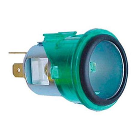 Tomada corrente sem tampa 12v 24v celulares e alimentação din com anel difusor verde sem lâm - Dni é boa?