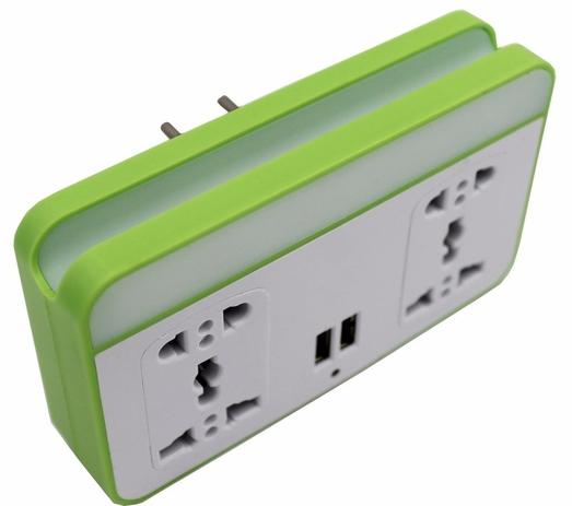 Tomada Dupla Benjamin Adaptador Universal Com Led Cabo Usb V - Bl3306 Menor preço em Tomada Dupla Benjamin Adaptador Universal Com Led Cabo Usb V - Bl3306
