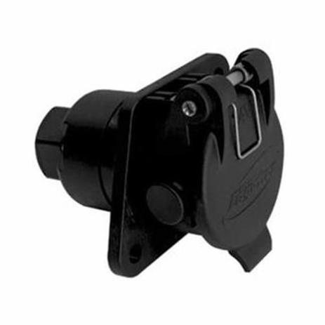 Tomada elétrica fêmea 7 polos carretas com abs / rastreador - Engatcar Menor preço em Tomada elétrica fêmea 7 polos carretas com abs / rastreador - Engatcar