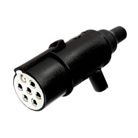 Tomada Elétrica para Engate 7 Vias Fêmea 12/24V DNI 8315 - DNI Menor preço em Tomada Elétrica para Engate 7 Vias Fêmea 12/24V DNI 8315 - DNI