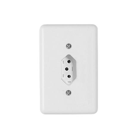 Tomada Fixa Embutir Bipolar 2 Peças T 20A 250V Ilumi 1263 Menor preço em Tomada Fixa Embutir Bipolar 2 Peças T 20A 250V Ilumi 1263