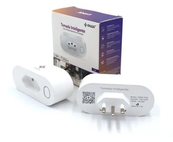 Tomada Inteligente Ekaza 16A Wifi Smart Home Menor preço em Tomada Inteligente Ekaza 16A Wifi Smart Home