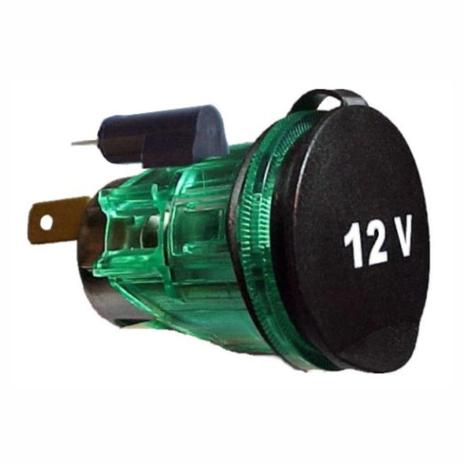 Tomada para Alimentação Universal - 12V - DNI 0582 Menor preço em Tomada para Alimentação Universal - 12V - DNI 0582