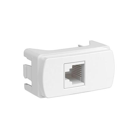 Tomada Rj11 2 Fios Miluz Branca - Schneider Menor preço em Tomada Rj11 2 Fios Miluz Branca - Schneider