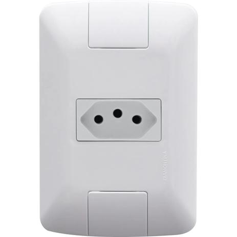 Tomada Tramontina Aria Conjunto Com Placa 2P+T 10A 250V 57241/010 Menor preço em Tomada Tramontina Aria Conjunto Com Placa 2P+T 10A 250V 57241/010