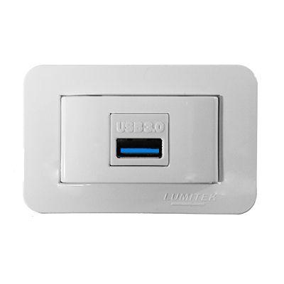 Tomada usb dados 3.0 branca com 1 dispositivo - Lumitek é ruim? Tomada usb dados 3.0 branca com 1 dispositivo - Lumitek é boa?