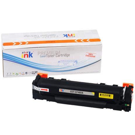 Toner Compatível com HP CF402A CF402 201A CF402AB M252DW M277DW M252 M277 Amarelo Str Ink - Star ink Menor preço em Toner Compatível com HP CF402A CF402 201A CF402AB M252DW M277DW M252 M277 Amarelo Str Ink - Star ink