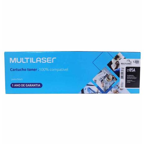 Toner compativel hp laserjet ct285a p1102 preto ct85a / un / multilaser Menor preço em Toner compativel hp laserjet ct285a p1102 preto ct85a / un / multilaser