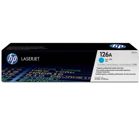 Toner HP 126A Ciano CE311AB Menor preço em Toner HP 126A Ciano CE311AB