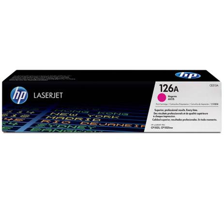 Toner HP 126A Magenta CE313AB Menor preço em Toner HP 126A Magenta CE313AB
