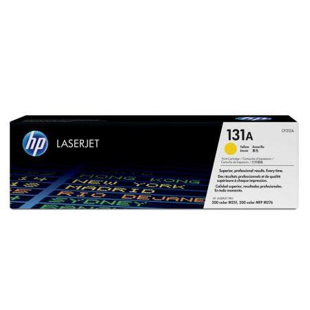 Toner HP (131A) CF212AB - amarelo 1800 páginas - serie M251NW/M276NW Menor preço em Toner HP (131A) CF212AB - amarelo 1800 páginas - serie M251NW/M276NW
