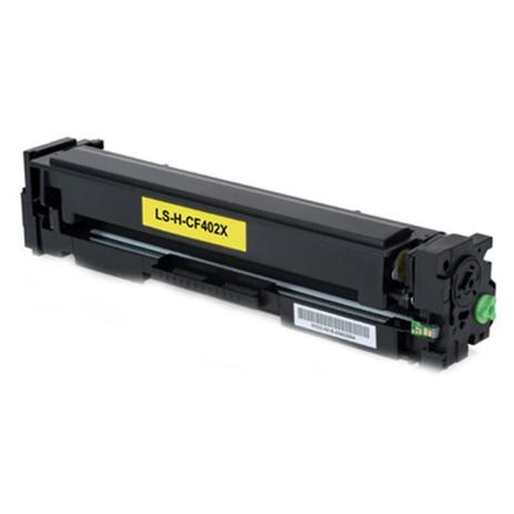 Toner HP 201X CF402X M252N M252DW M277DW - Amarelo - Compatível - 2.3k Menor preço em Toner HP 201X CF402X M252N M252DW M277DW - Amarelo - Compatível - 2.3k