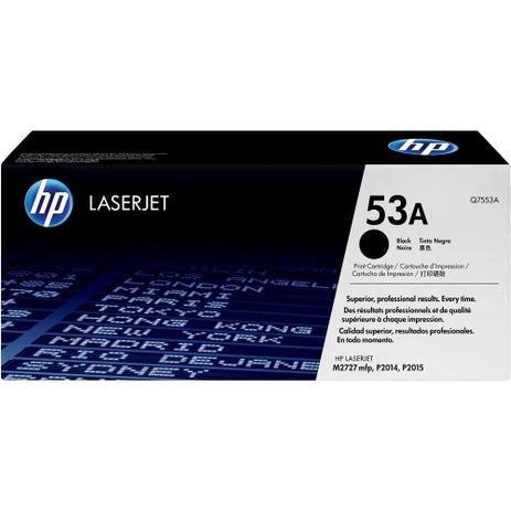 Toner Hp 53a Q7553ab Preto Menor preço em Toner Hp 53a Q7553ab Preto