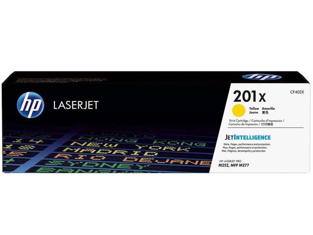 Toner HP Amarelo 201X LaserJet - Original Menor preço em Toner HP Amarelo 201X LaserJet - Original