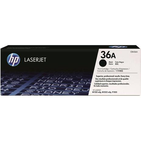 Toner Hp CB436A 36A 1120 1522 1505 Preto Menor preço em Toner Hp CB436A 36A 1120 1522 1505 Preto